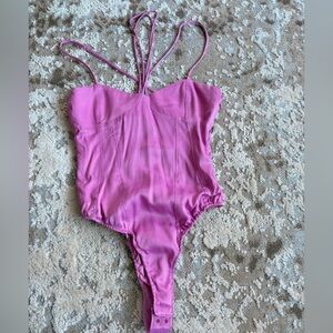 Zara Vibrant Pink Strappy Top